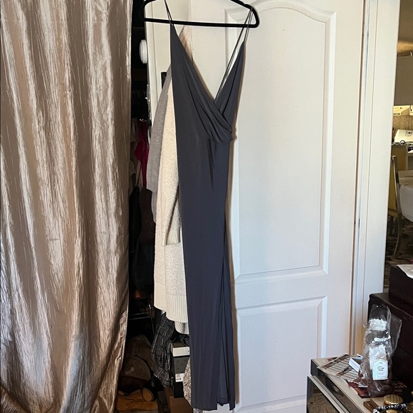 Windsor Dresses & Skirts - 2/$20 Windsor Charcoal Stretchy Backless Dress